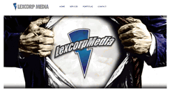 Desktop Screenshot of lexcorpmedia.com
