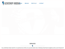 Tablet Screenshot of lexcorpmedia.com